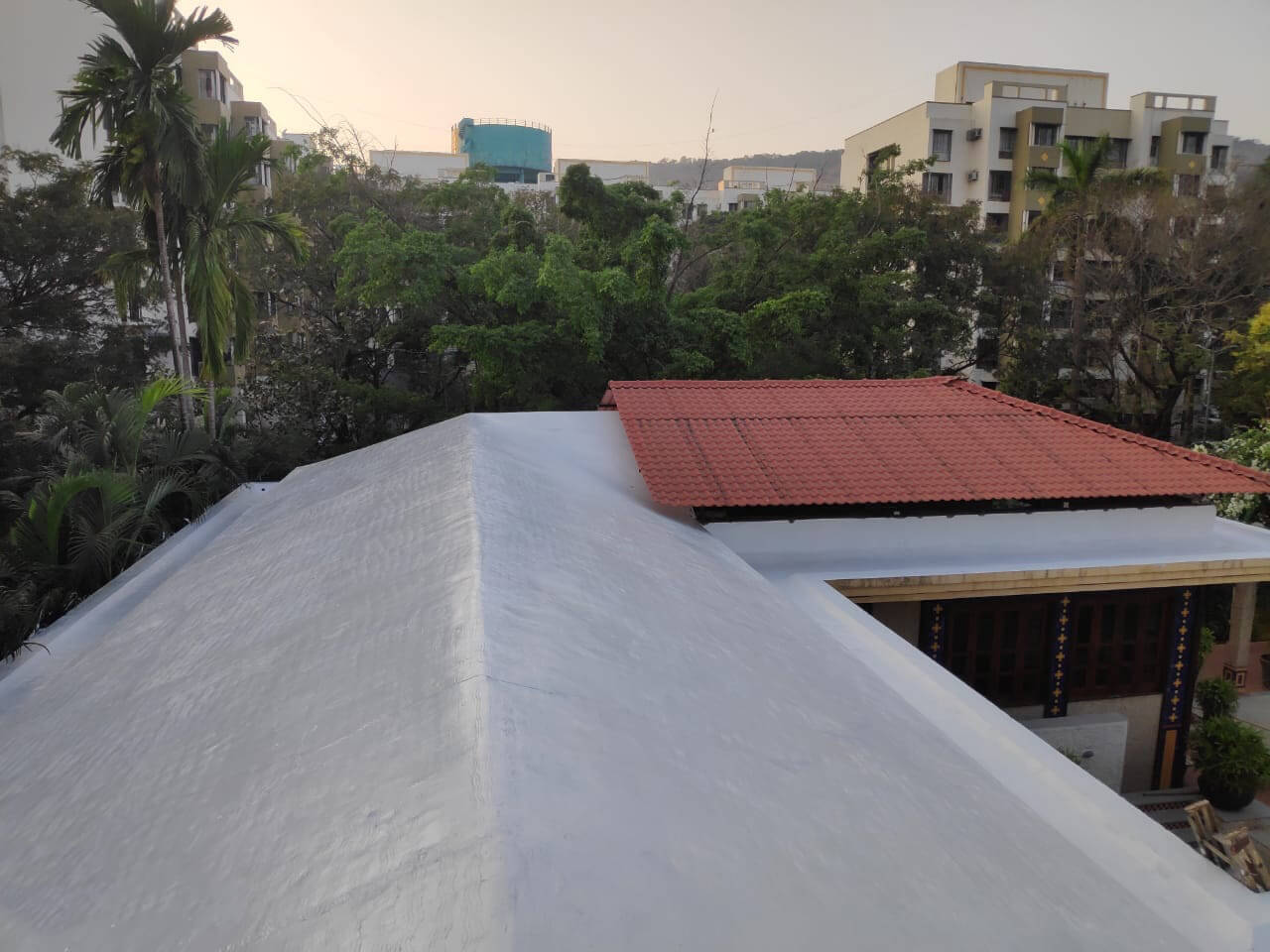 Waterproofing at clubhouse in Siddhanchal CHS, Thane