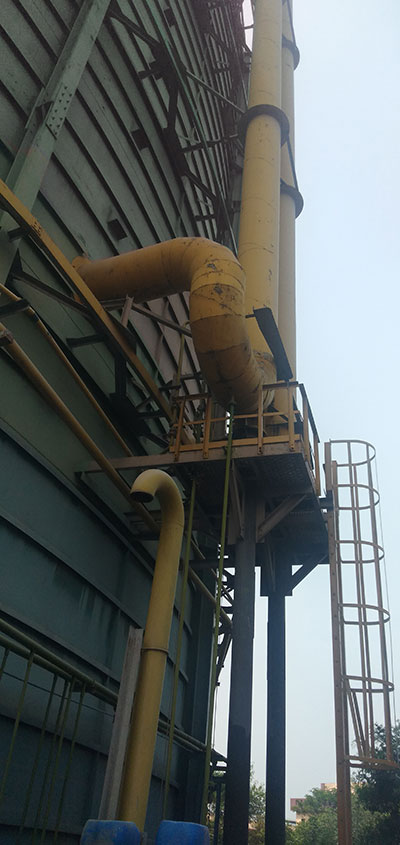 Anticorrosion protective coating for BOF gas holder